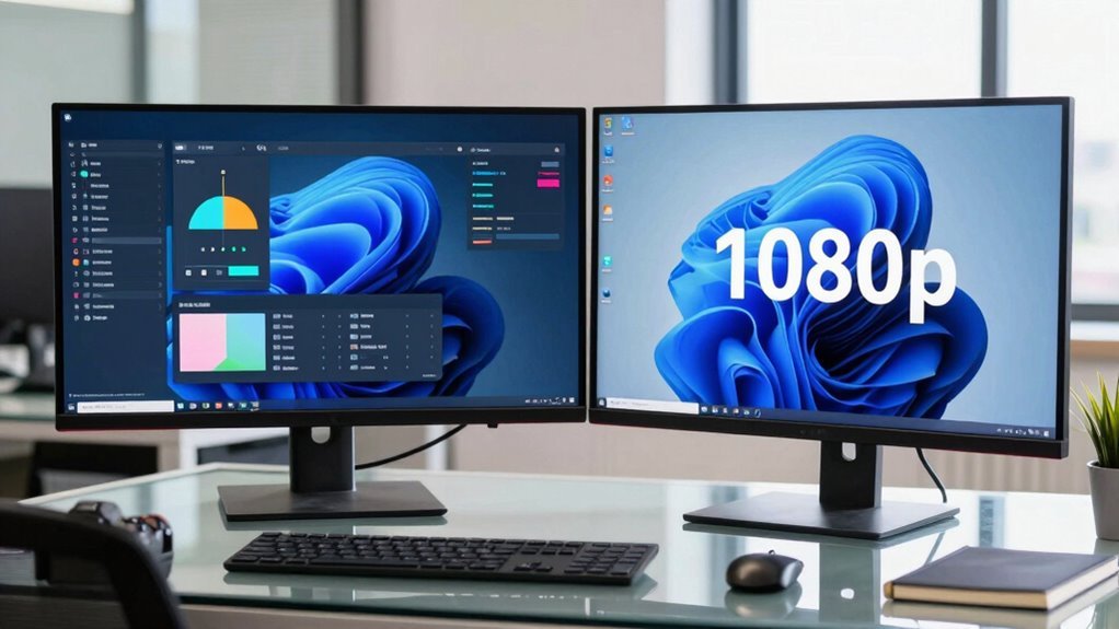 4k vs 1080p office