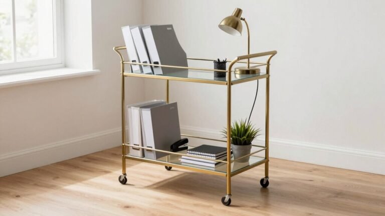 bar cart stylish storage