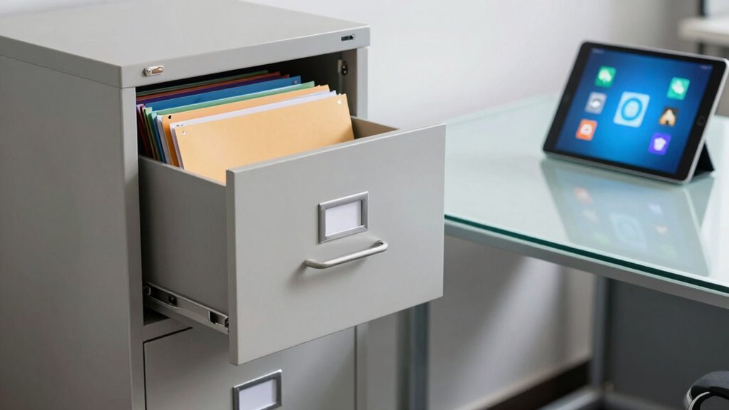 cabinet vs paperless office