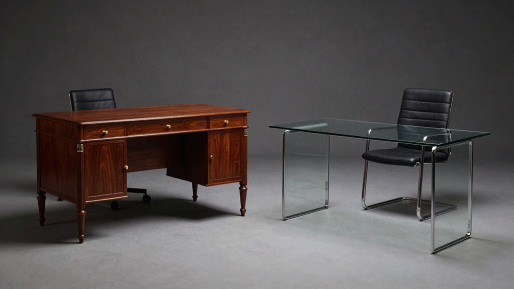 classic vs modern desks