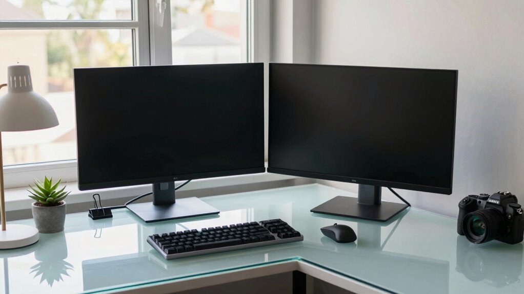 corner desk setup ideas