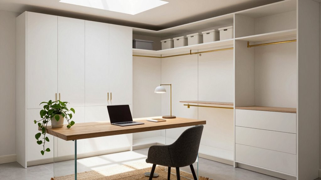 creative closet office ideas