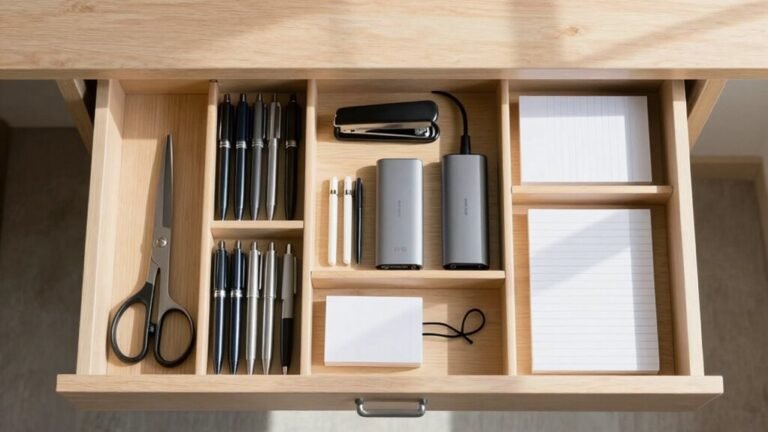 desk drawer organization efficiency