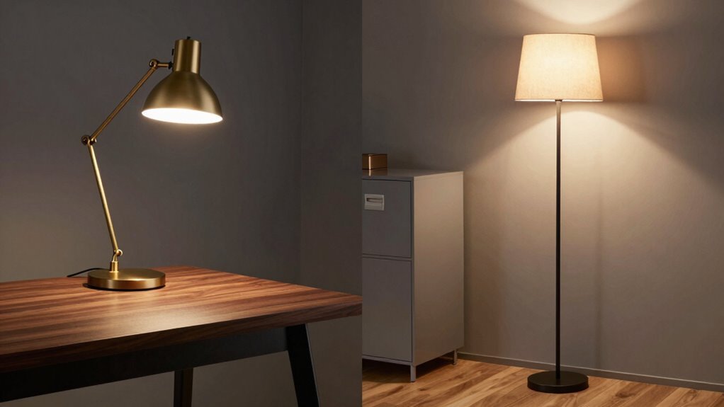 desk vs floor lamps