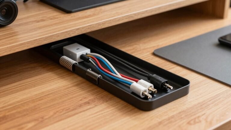 diy cable management desks