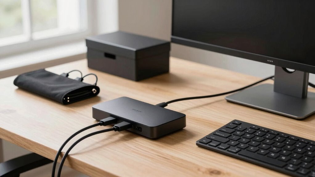 dock vs cable organization