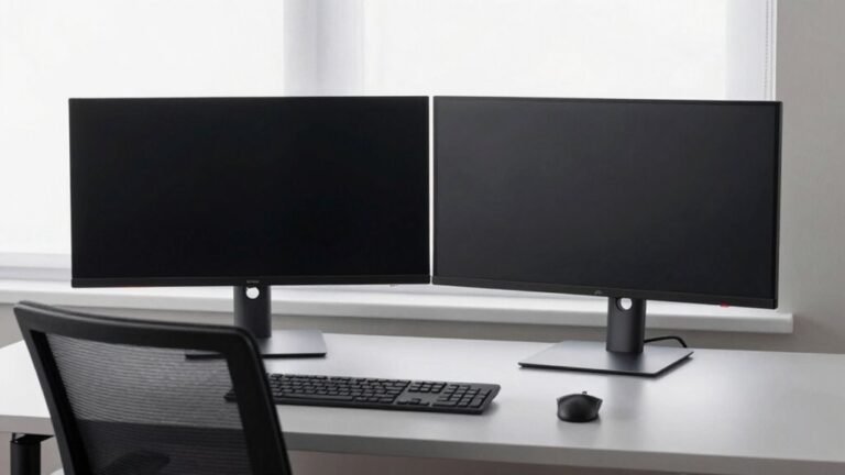 dual monitor ergonomics neck strain