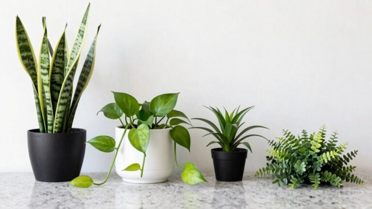 easy care office plants