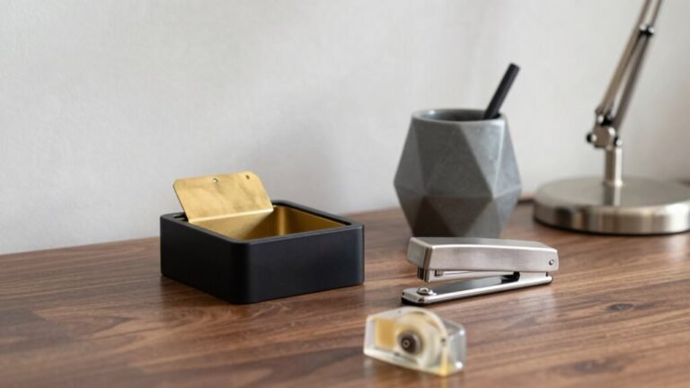 five designer desk accessories
