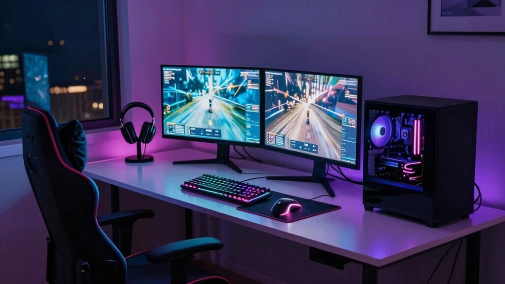 home office gaming zone