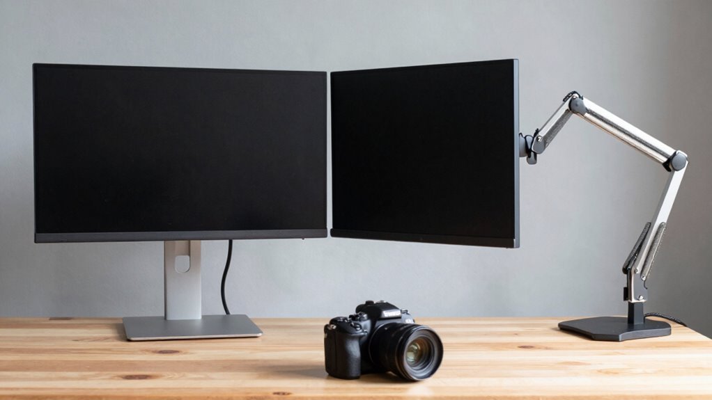 monitor stand versus arm