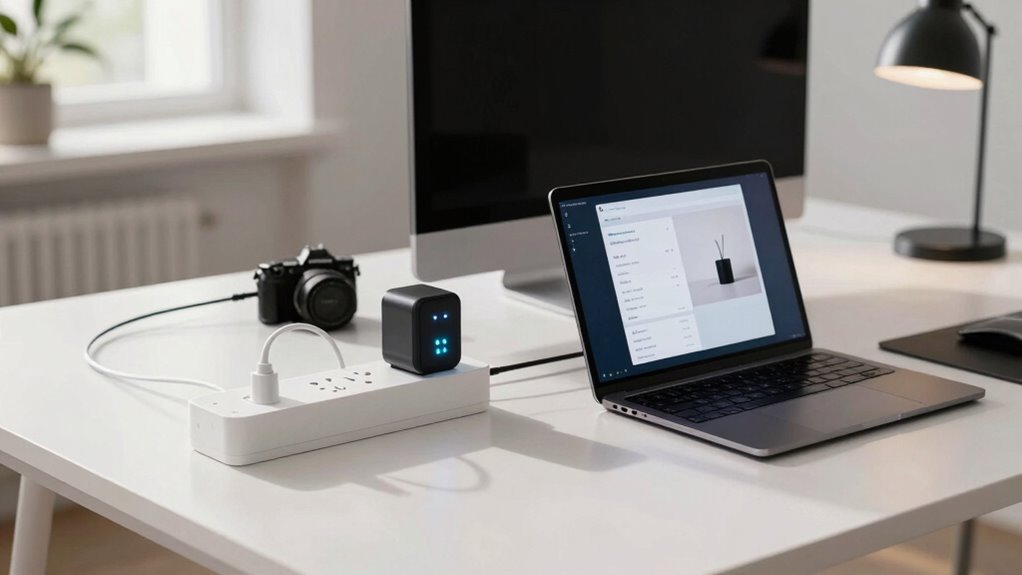 office automation with plugs