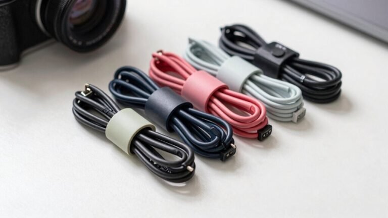 organize charging cables efficiently