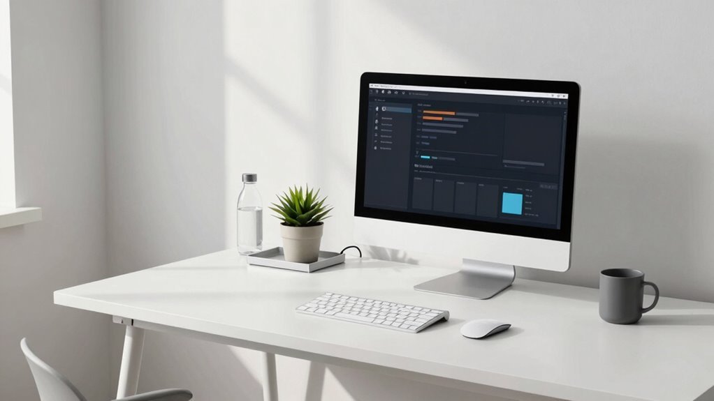 paperless minimalist home office