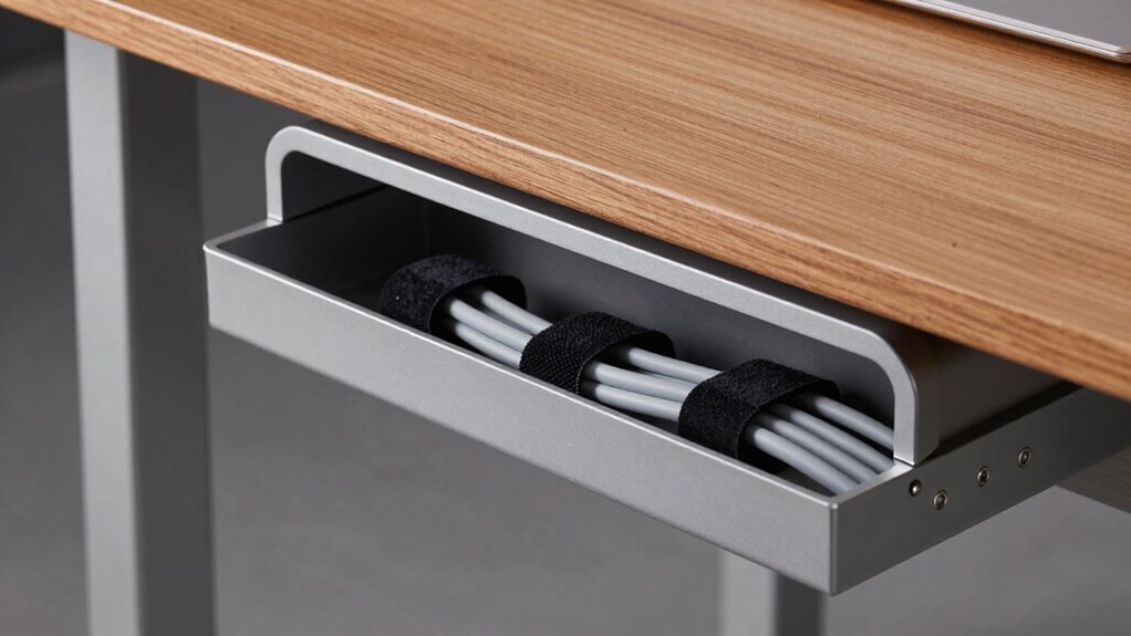 standing desk cable management guide