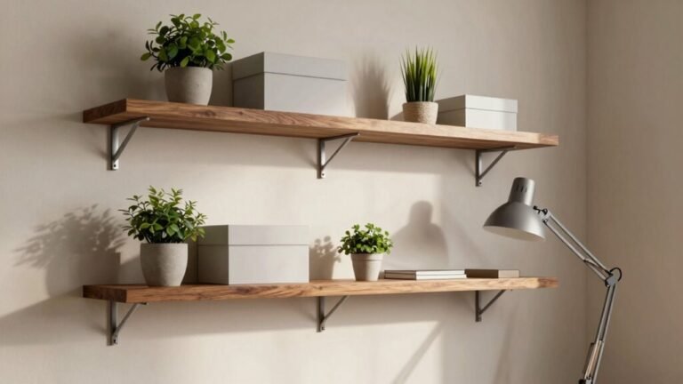 stylish office wall shelves