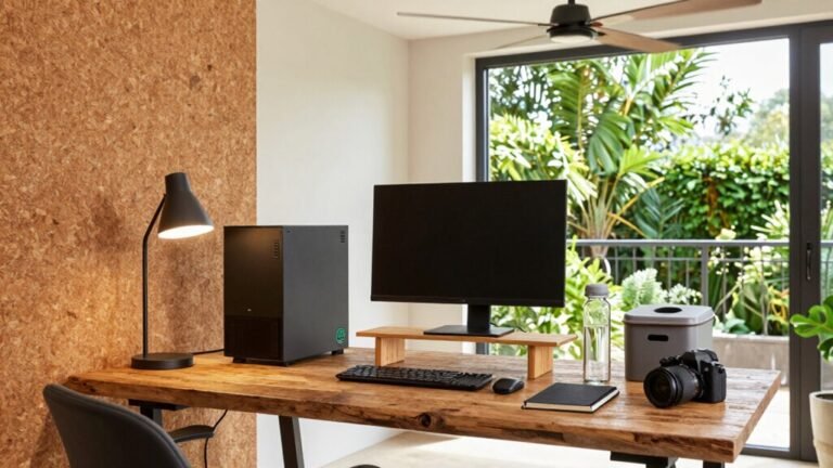 sustainable eco friendly home office