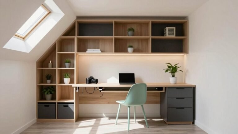 tiny home office optimization