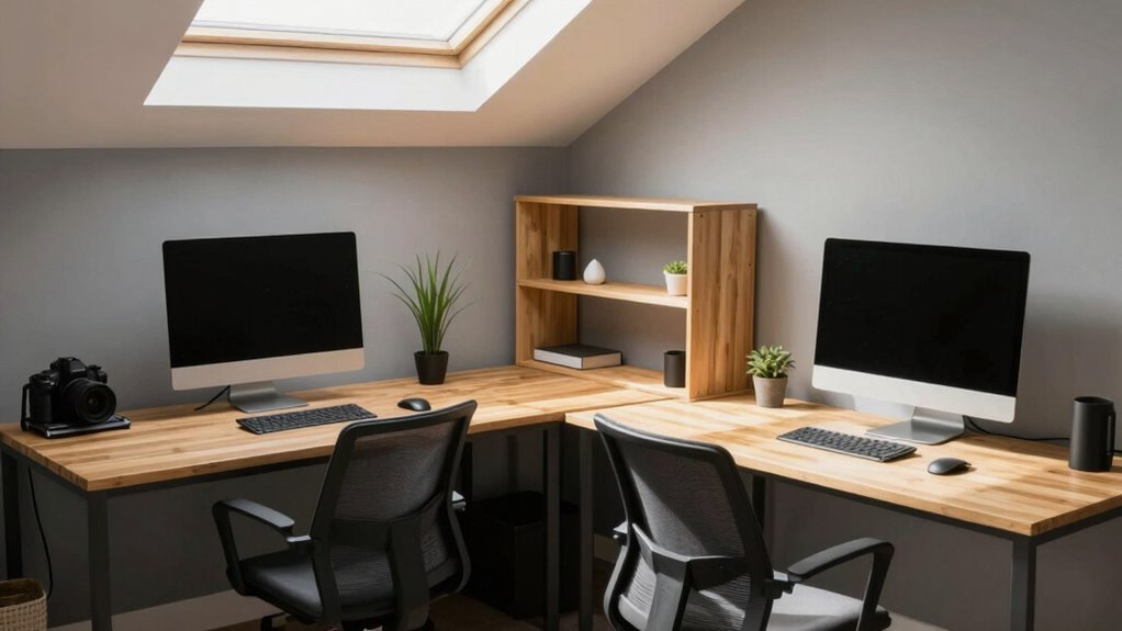 two person functional home office