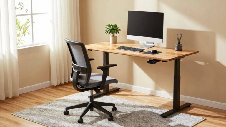 wellness focused home office setup