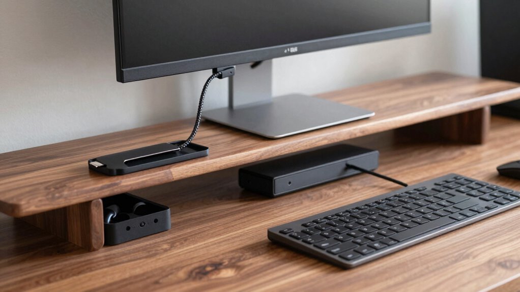 workstation cable clutter prevention